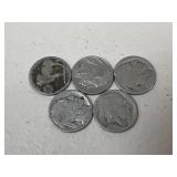 Buffalo Nickels / 5 pc