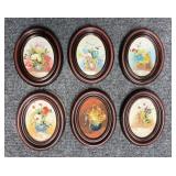 6 Miniature Original Oil Paintings