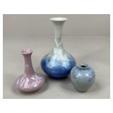 Porcelain Vases / 3 pc