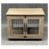 Rolling Pet Pet Crate Side Table
