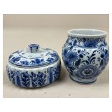 Delft Vase & Trinket Dish