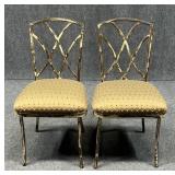 Metal Dining Chairs / 2 pc