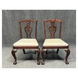 Chippendale Style Ball & Claw Dining Chairs