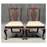 Chippendale Style Ball & Claw Dining Chairs