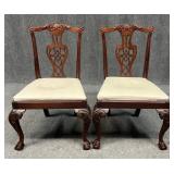 Chippendale Style Ball & Claw Dining Chairs
