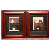 2/PC Asian Still Life Prints