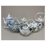 Royal Park/St. George/Lefton+ Teapots|6 pc