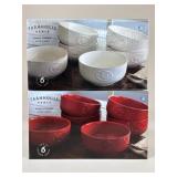 Farmhouse Stoneware Bowls NIB|12 pc
