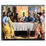 "Last Supper" Interpretation Print on Canvas