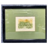 "Spring" Vintage S/N Etching by M. Isaacs