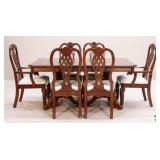 Dining Set w/ 6 Chairs & 2 Leaves