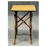 Bamboo & Rattan Side Table