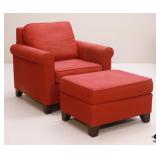 Pottery Barn Chair & Ottoman