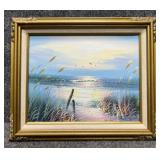 Original Painting on Canvas Signed Joyce