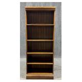 Wood Lighted Bookcase