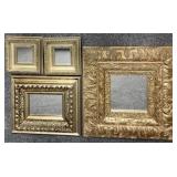 4/PC Mirrors in Silver Tone Frames
