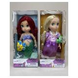 Disney Animatorsï¿½ Ariel & Rapunzel Dolls NIB