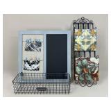 Wall Decor/ Baskets & Picture Board