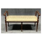 Carved Wood Bench