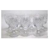 Waterford Sherry Glasses / 7 pc