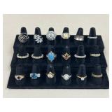 Sz 5.5 - 8.5 Costume Rings / 21 pc