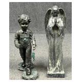 Resin Garden Statues /2 pc