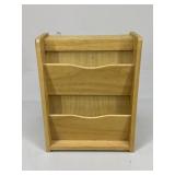 Pomerantz Wood Hinged Mail & Key Holder