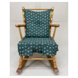 Child Size Wood Rocking Chair