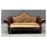 Paul Robert Leather & Hide Sofa