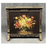 Painted Wood Fireplace Screen