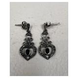 Sterling Silver Earrings w/ Stone