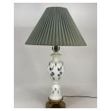 Porcelain Lamp With Metal Base