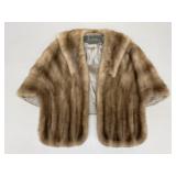 Sz. S/M The Smart Shop Houston Mink Shawl