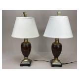 Pair Of Resin Lamps