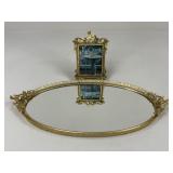 Vanity Mirror Tray & Picture Frame