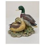 Sadek Double Mallard Ducks Ceramic Figure