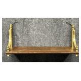 Wood & Metal Shelf