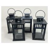 Metal Candle  Lanterns / 4 pc