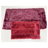 Faux Fur Blanket & Pillow Case