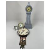 Wall & Desk Clocks/ 4 pc
