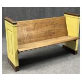 Antique Church Pew
