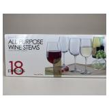 16 oz Wine Glasses / 16 pc