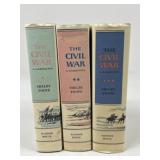 The Civil War By Shelby Foote Books / 3 pc