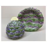 Fitz & Floyd Artichoke Bowls|2 pc