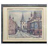 'Eglise de Stains' Vintage Print by M.Utrillo