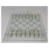 Clear & Frosted Chess Set