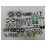 Clip On Earrings / 23 Pairs