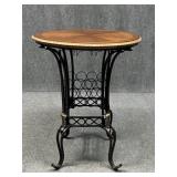 Bistro Table w/Wine Storage