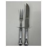 Gorham Carving Set w/ Sterling Silver Handles