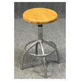 Adjustable Height Swivel Stool